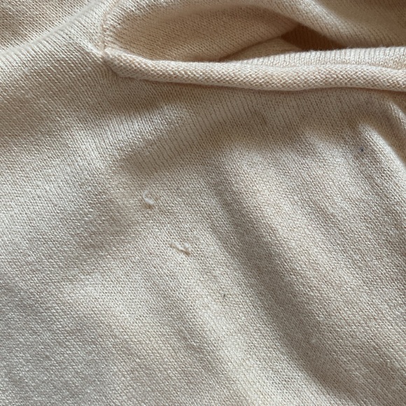 Flowy silk/cotton/cashmere blend Wilfred open front cardigan with pockets - Picture 5 of 8